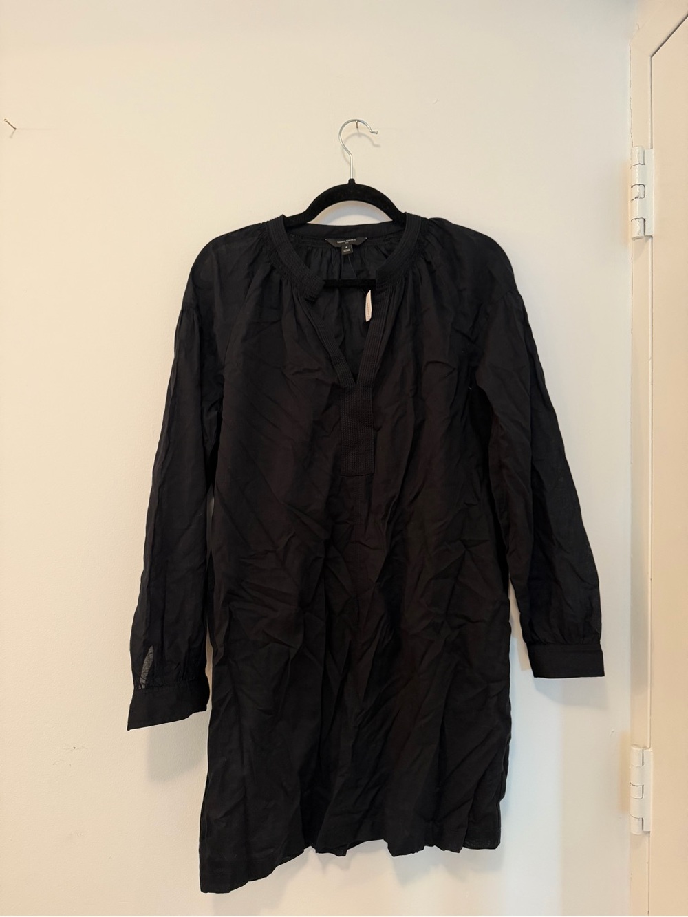 Banana Republic Black Long Sleeve Tunic Dress